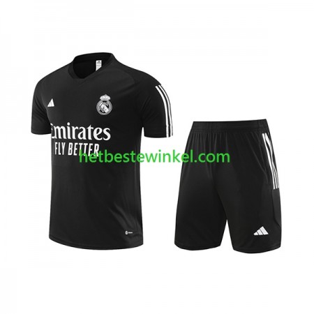Real Madrid Kind Zwart Trainingsshirt 2023-24